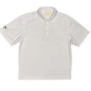 Callaway Golf Shirt Short Sleeve Polo Stretch White Large